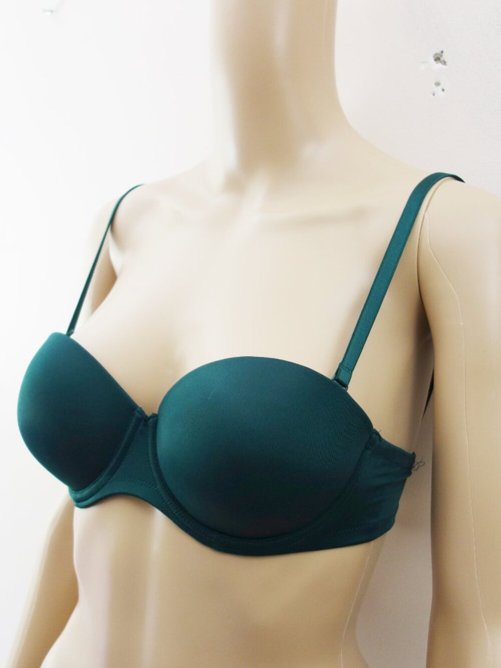 Victoria's Secret PINK Wear Everywhere multi Way Push Up Bra 34B Forest Green